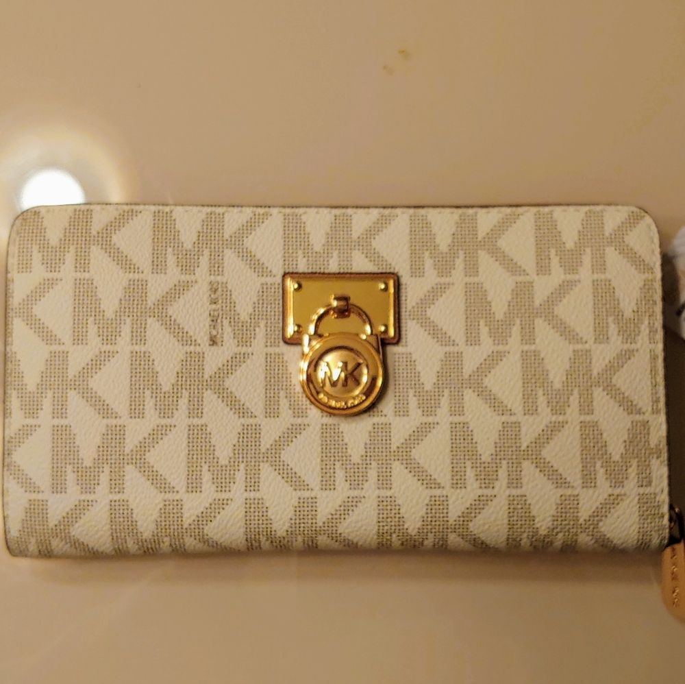 Michael Kors Hamilton Wallet Vanilla
